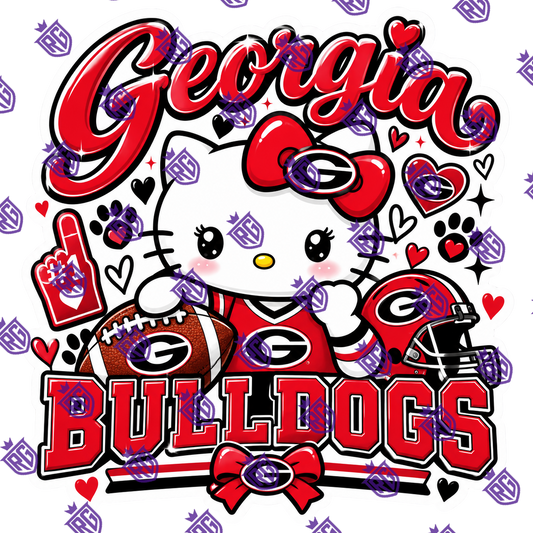 Georgia helmet football acrylic blank