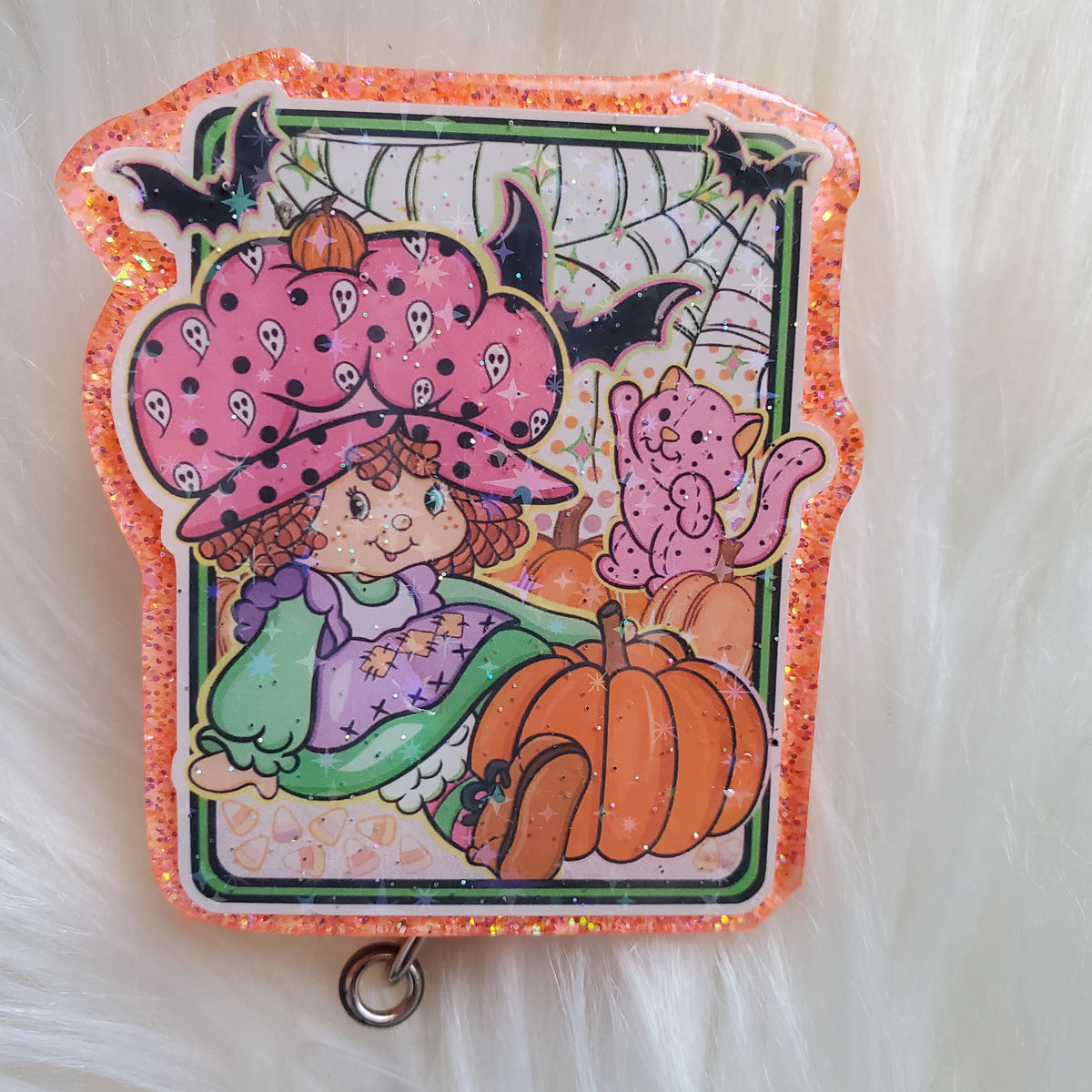 Halloween Strawberry Shortcake Badge Reel