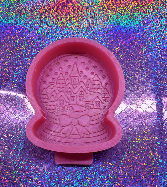 Snowglobe Snowing Freshie Mold