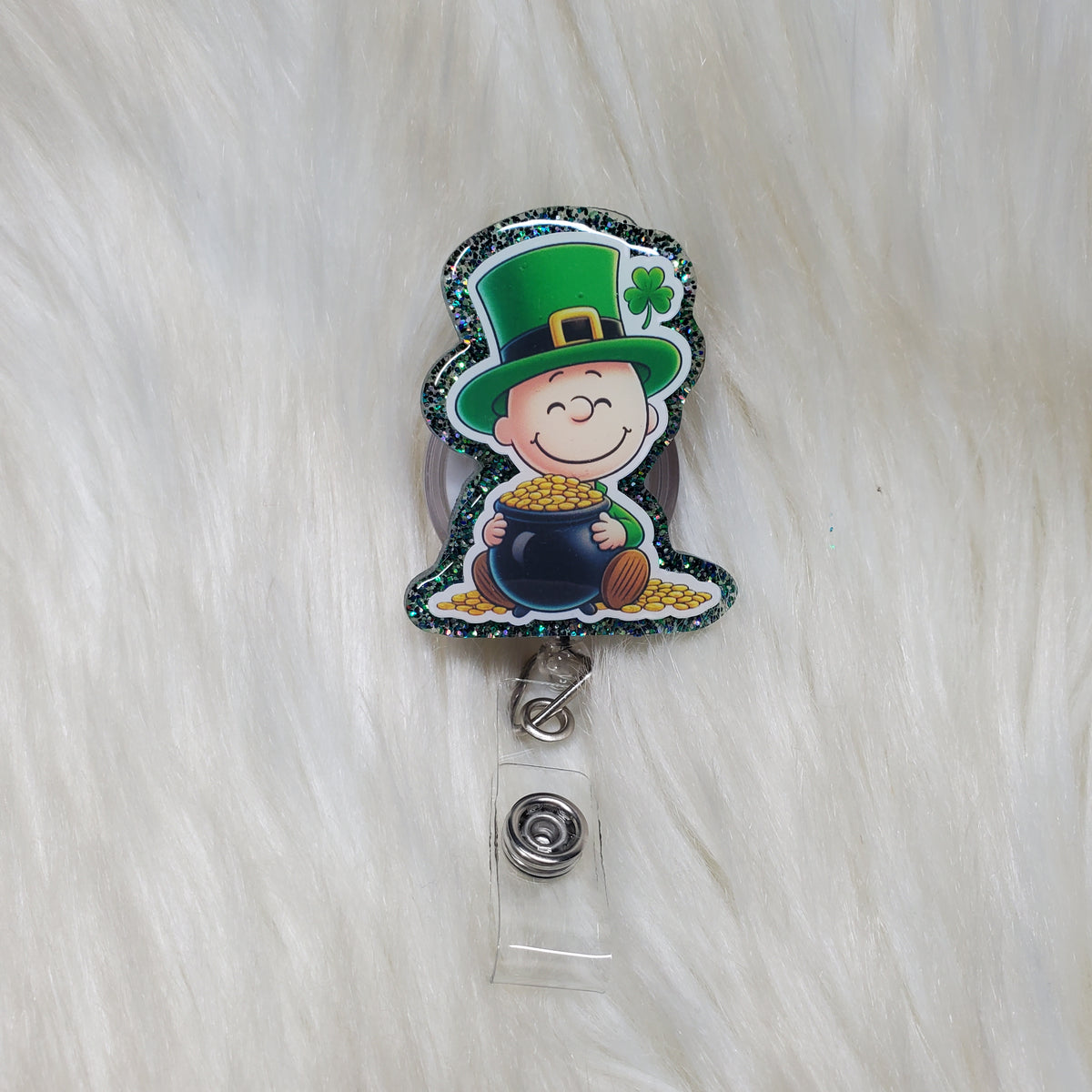 Full Of Gold St. Patricks Day Badge Reel