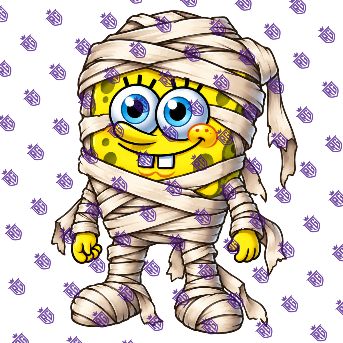 Mummy Halloween Acrylic Blank