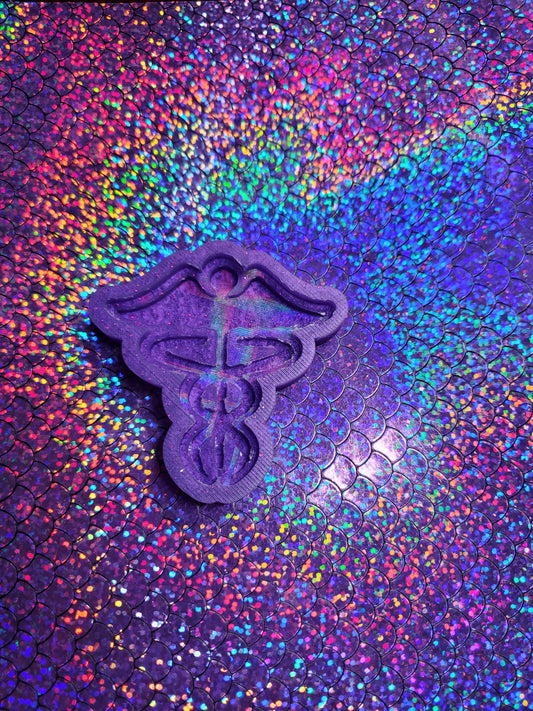 3D Stacked Holographic Medical Symbol Mold