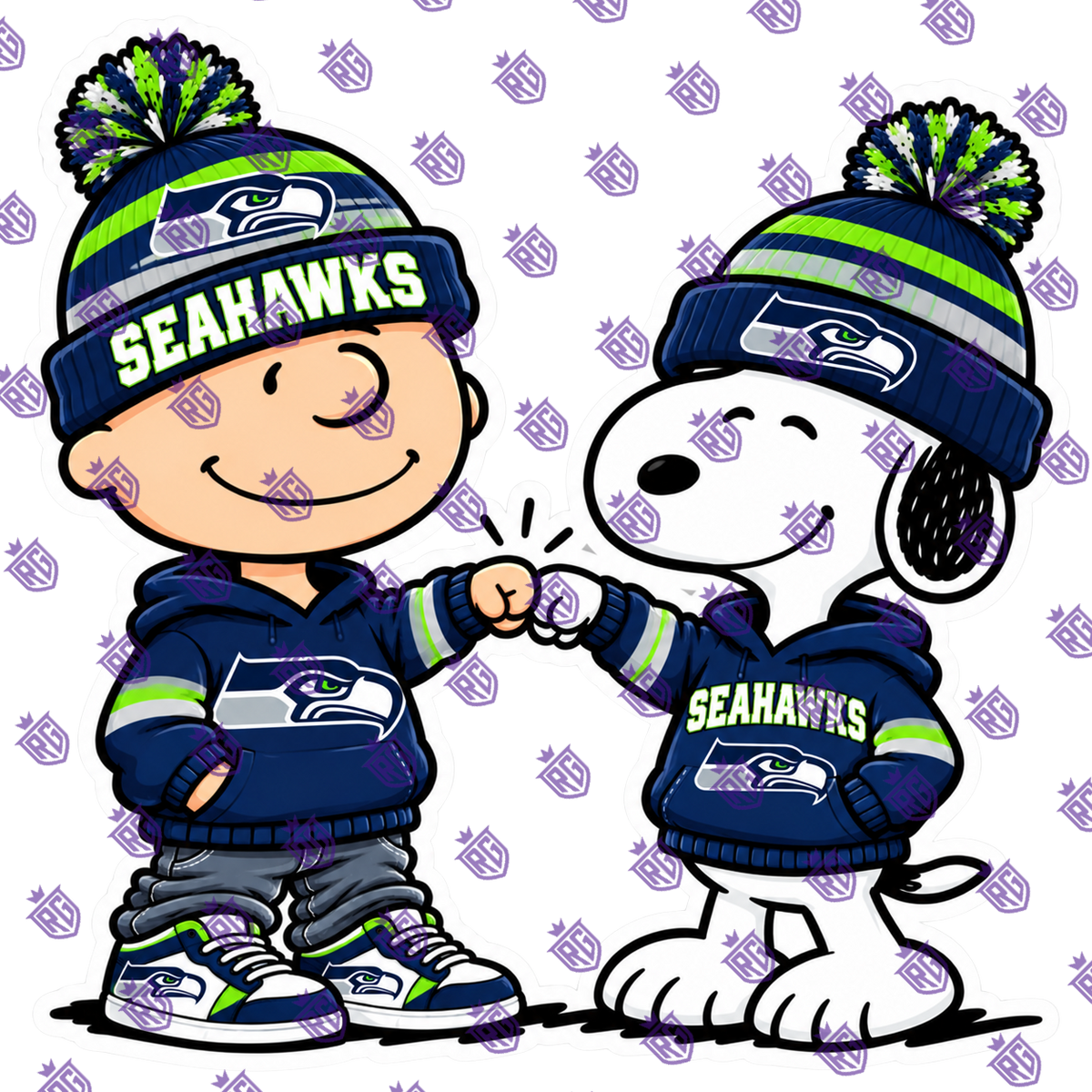 Snoopy Football acrylic blank