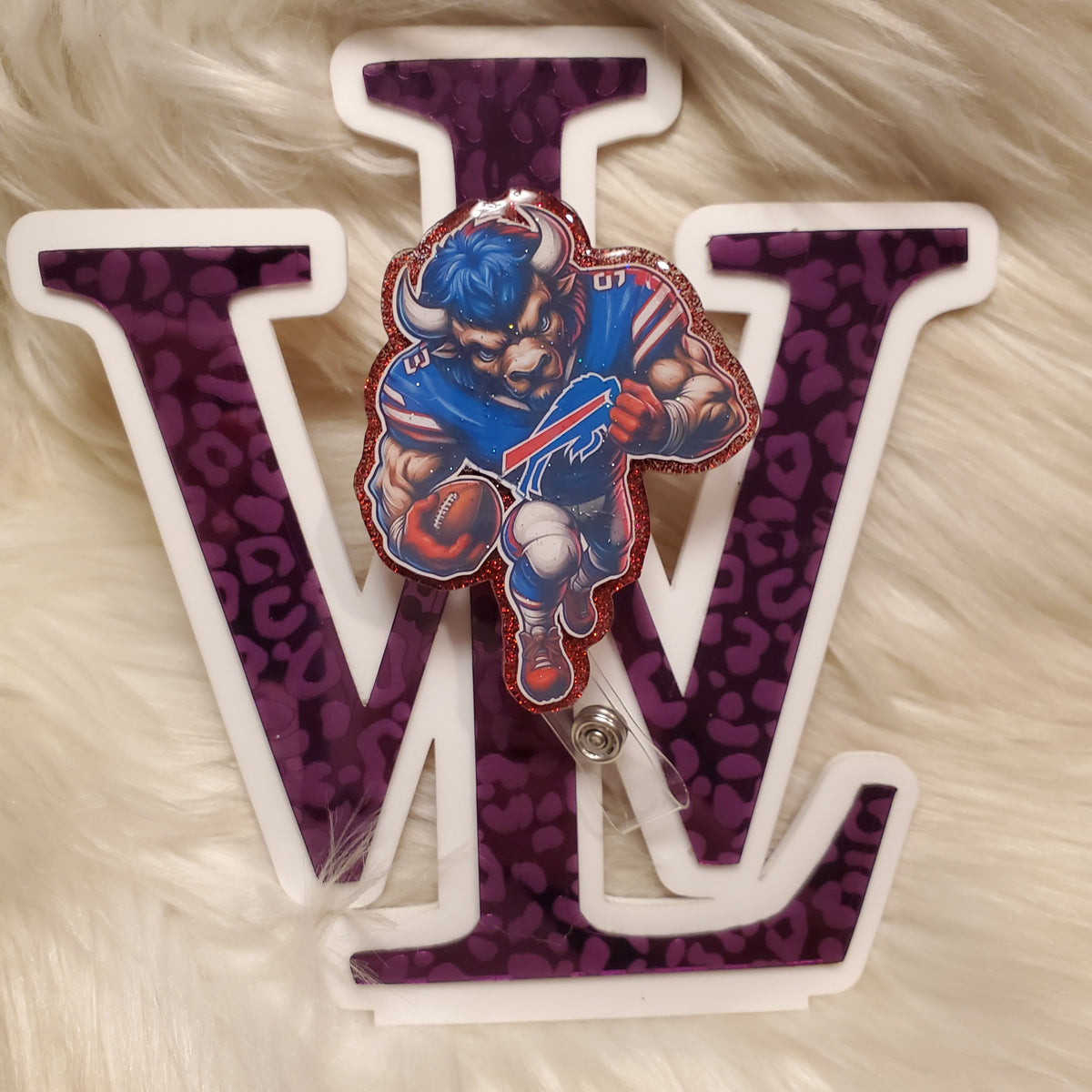 Football Buffalo Badge Reel