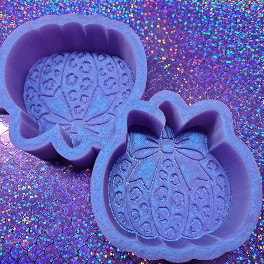 Pumpkin Cheetah Vent Clip Freshie mold
