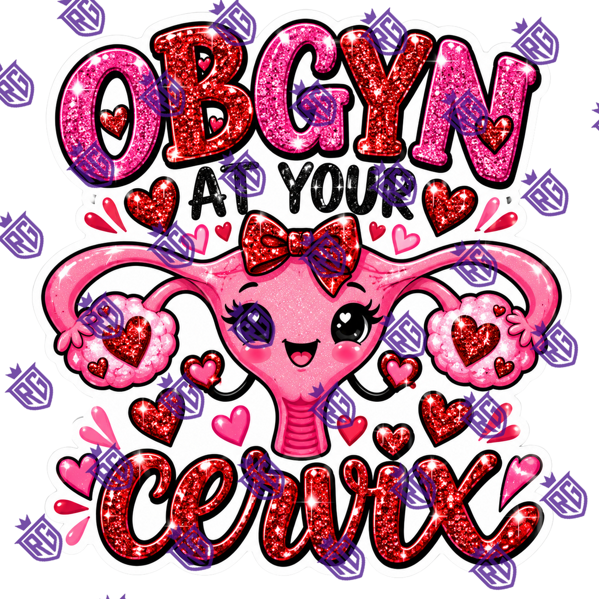 OBGYN At Your Cervix Acrylic Blank