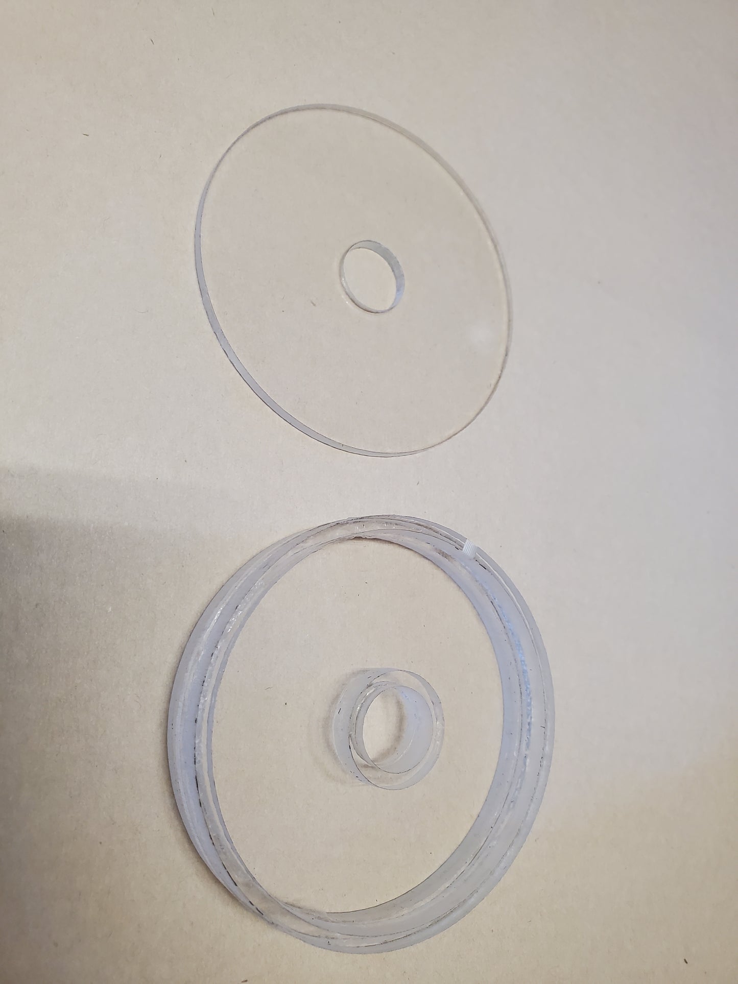 Libby shaker lid topper Acrylic Blank