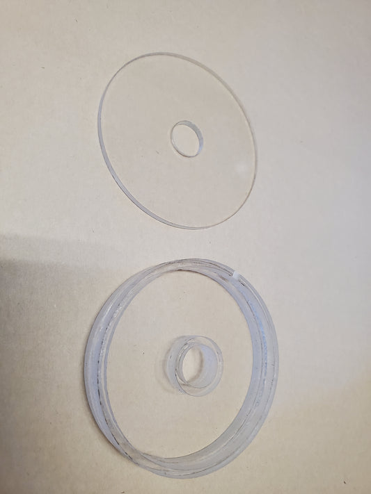 Libby shaker lid topper Acrylic Blank