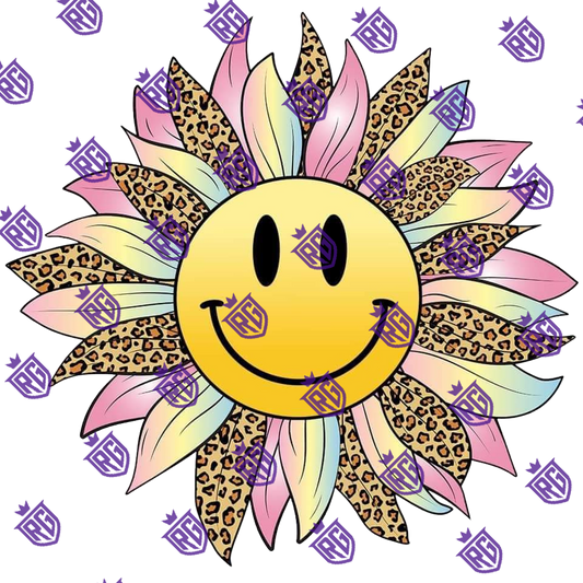 Flower Acrylic Blank With Decal