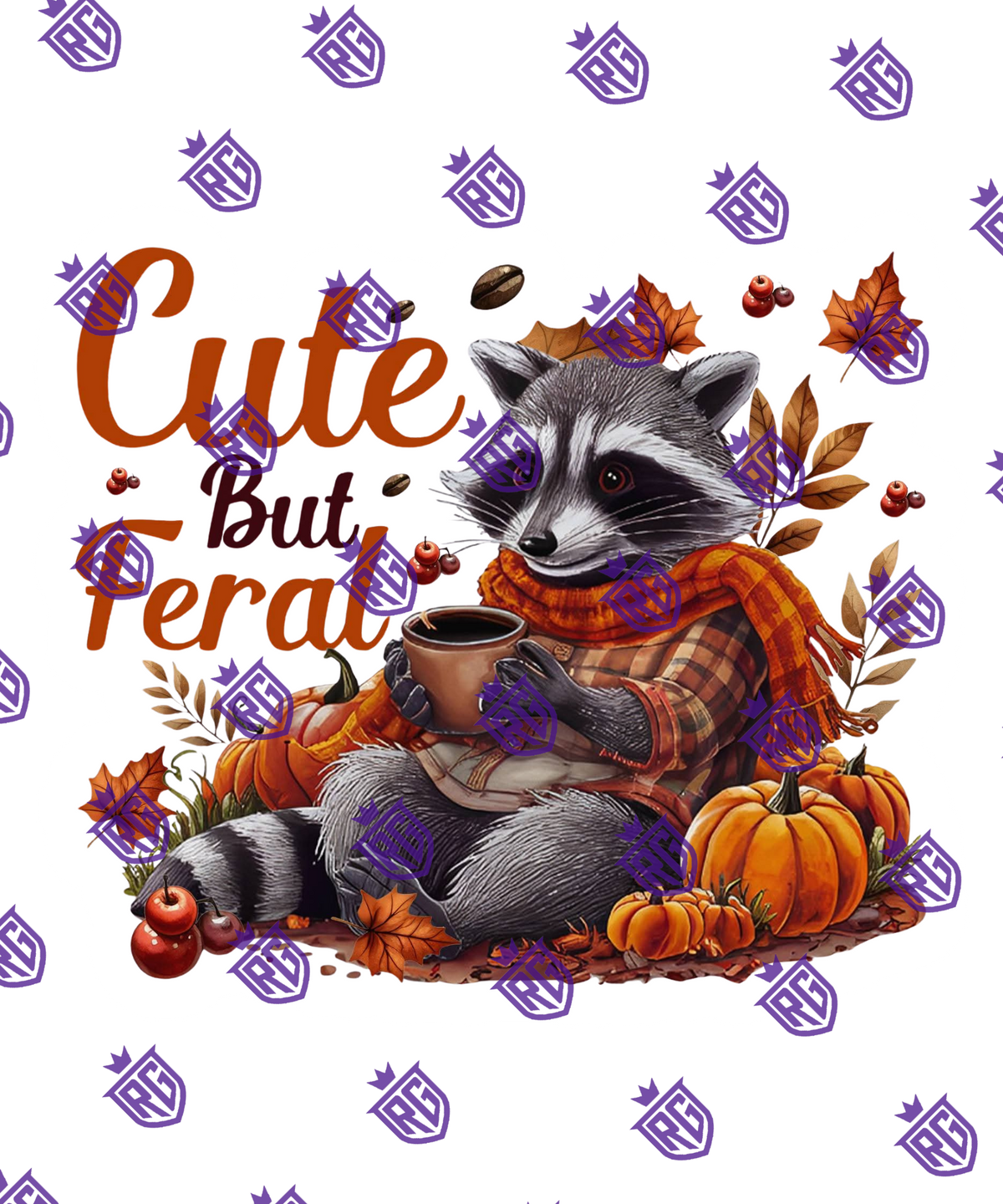 Cute But Ferral fall Acrylic Blank
