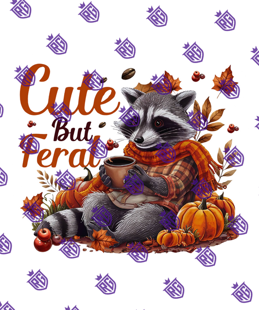 Cute But Ferral fall Acrylic Blank
