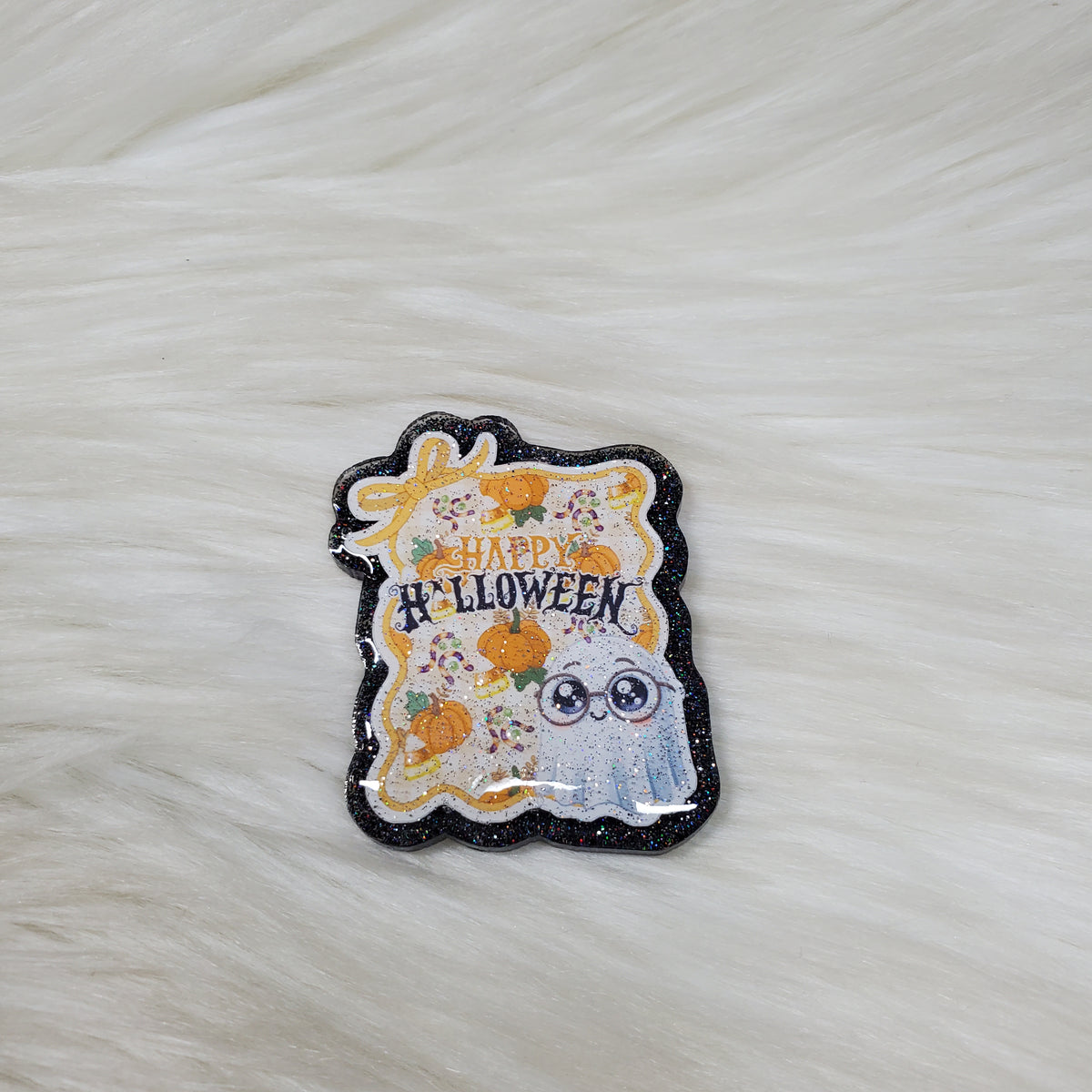 Halloween Cute Ghost Badge Reel