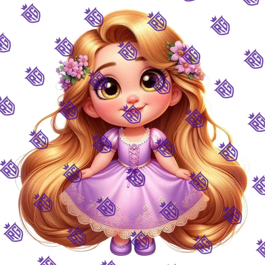 Princess Acrylic Blank With Decals