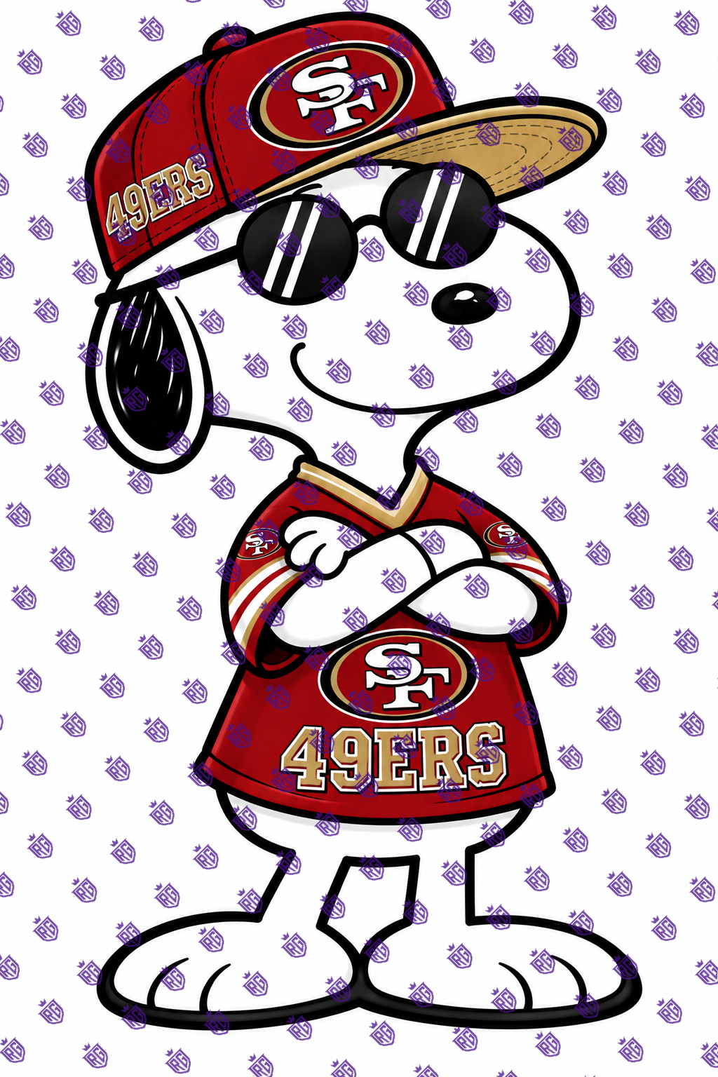 Snoopy Football Acrylic blank