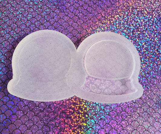 Snowglobe Shaker Mold 2"