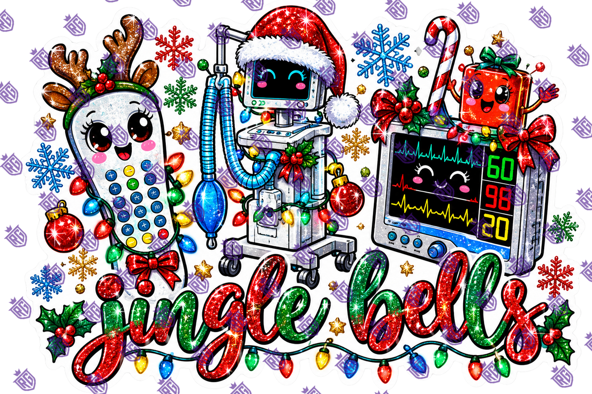 Jingle Bells Christmas Acrylic Blank