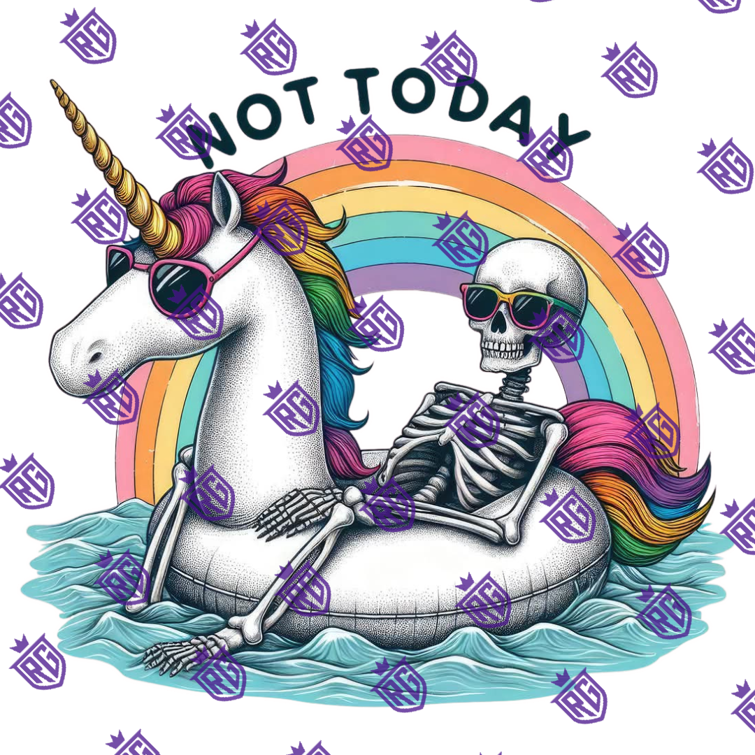 Not today acrylic blank