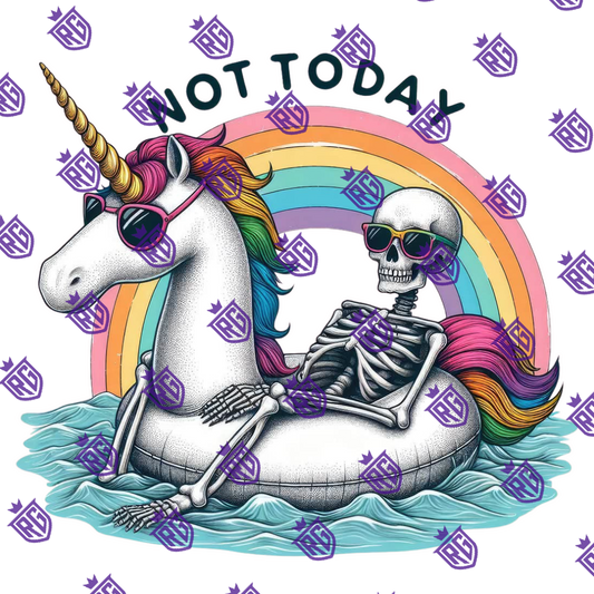 Not today acrylic blank