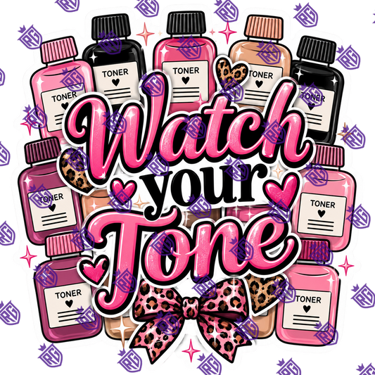 Watch your tone acrylic blank
