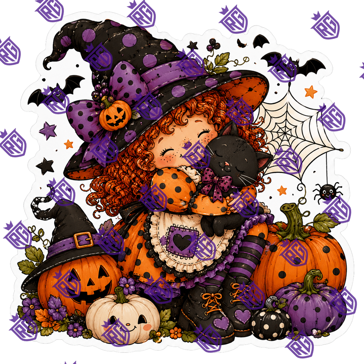 Halloween Strawberry Shortcake Acrylic Blank