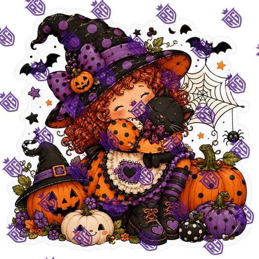Halloween Strawberry Shortcake Acrylic Blank