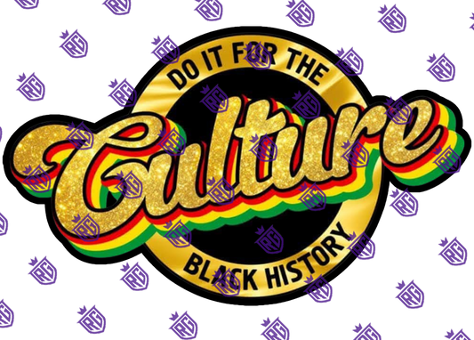 Black History Acrylic Blank With Decals