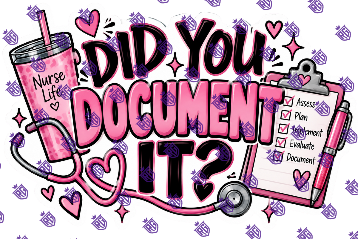 Did You Document It? Acrylic Blank