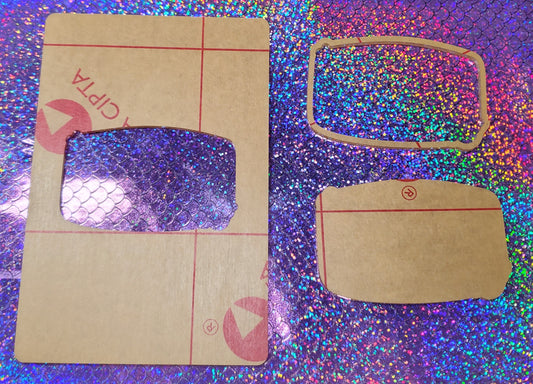 Small Teacher Shaker Clipboard Acrylic Blank Sets