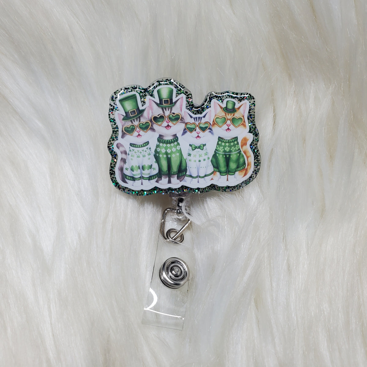 Cats St. Patricks Badge Reel