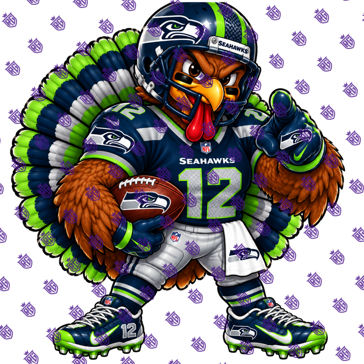 Turkey NFL Acrylic Blank