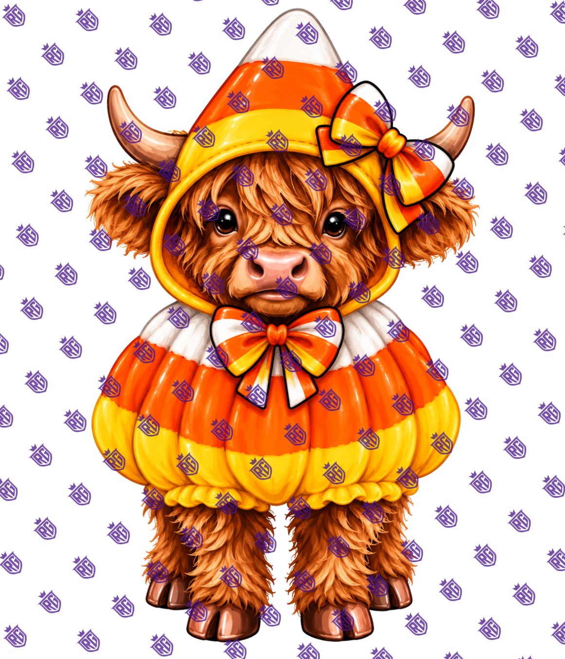 Cow Halloween Acrylic Blank