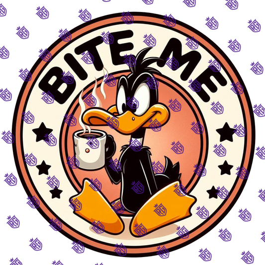 Bite me acrylic blank