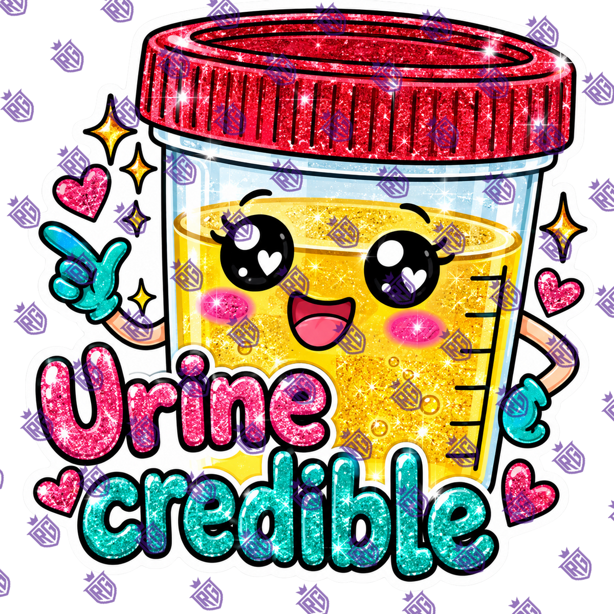 Urine-Creditable Acrylic Blank