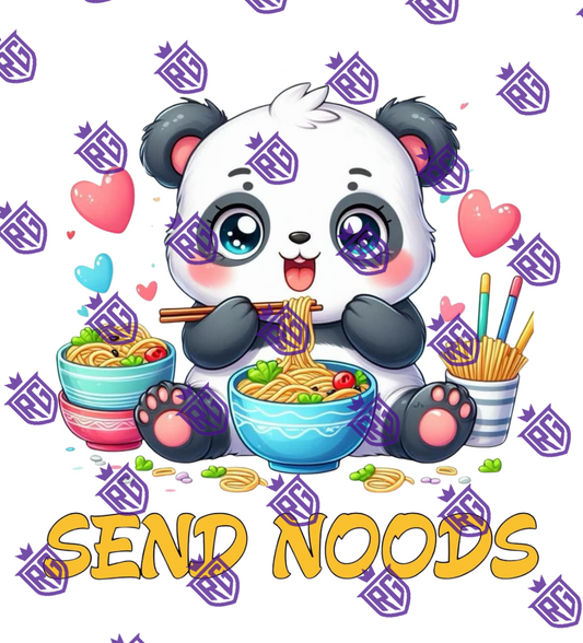 Send noodles acrylic blank