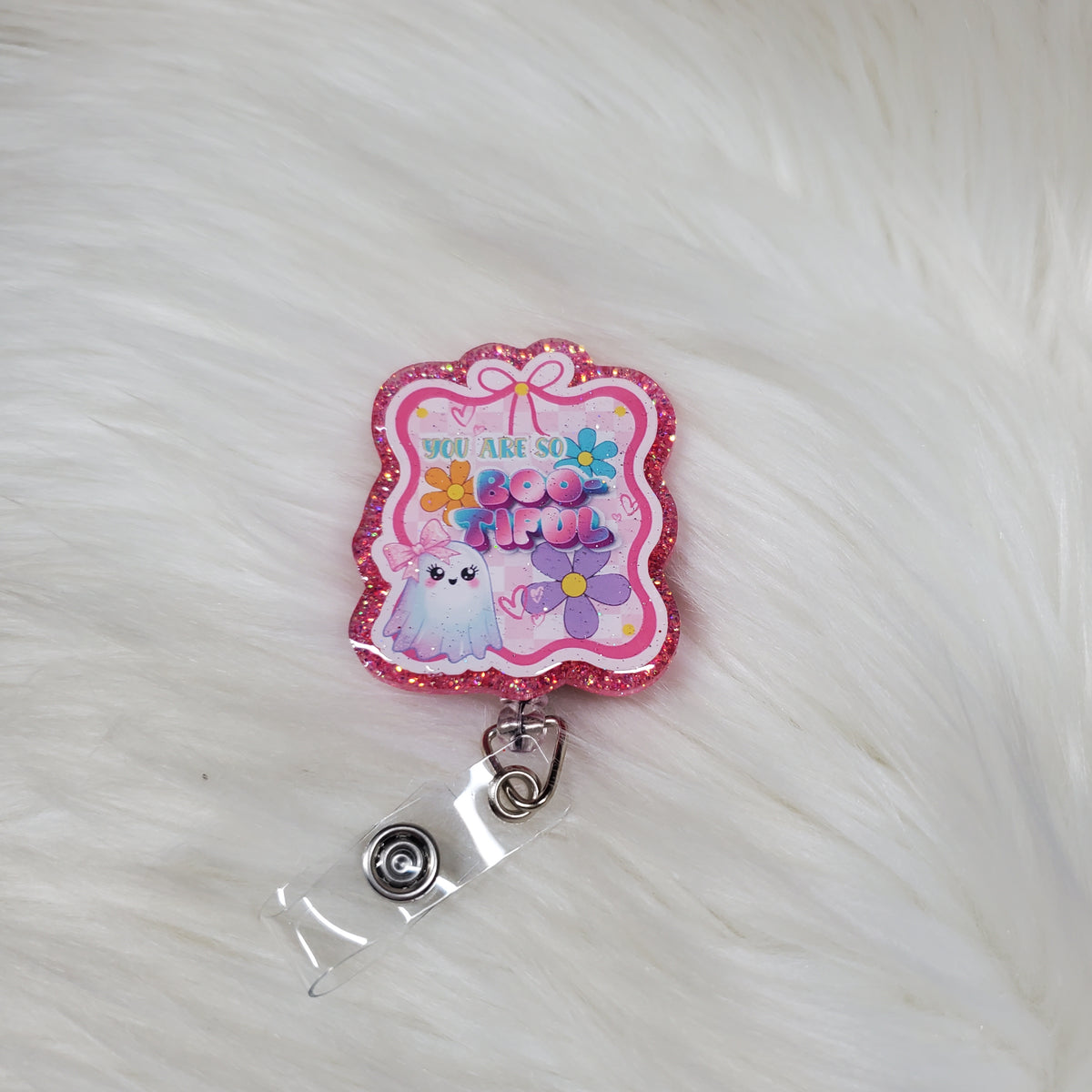 You Are Boo-Tiful Halloween Badge Reel