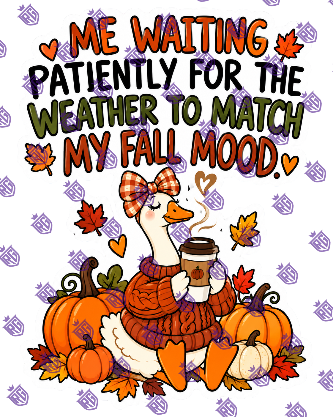 Fall mood acrylic blank
