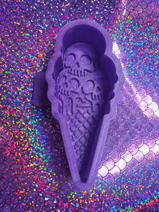 Skull Ice Cream Freshie mold