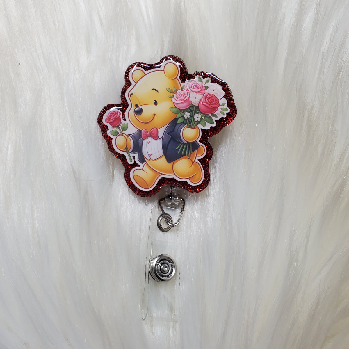 Valentines Day Pooh Badge Reel