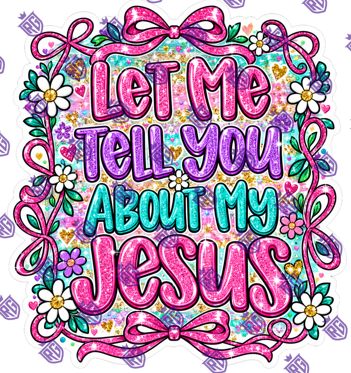 Let me Tell you About My Jesus Acrylic blank
