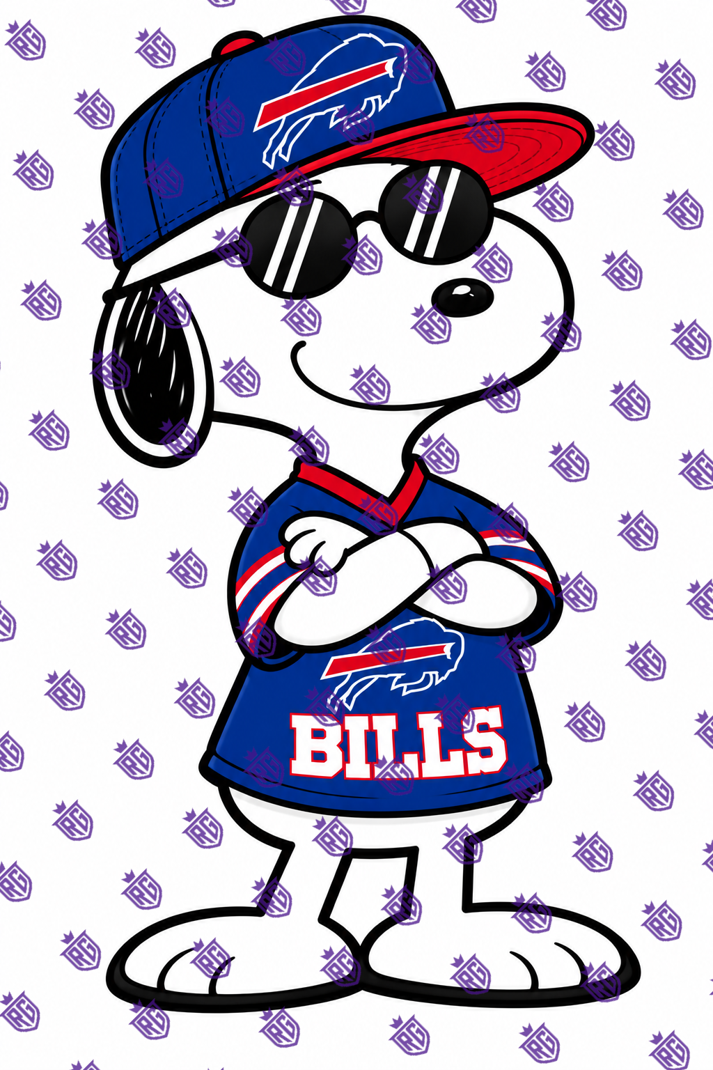 Snoopy Football Acrylic blank