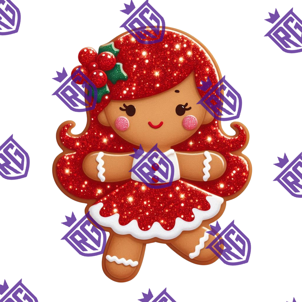 Gingerbread girl Christmas Acrylic blanks