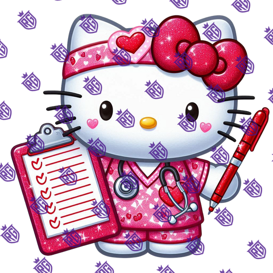 Medical Assistant HK Valentines Acrylic Blank With Decal