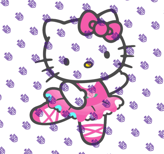 Ballerina Acrylic Blank With Decals