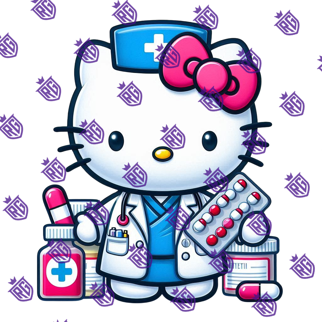 Pharmacy With Tray Acrylic Blank With Decals