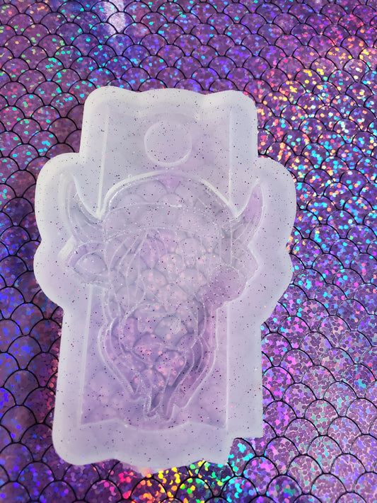 Highland Cow Christmas Hat Stanley H2.0 40oz{snug fit} Mold