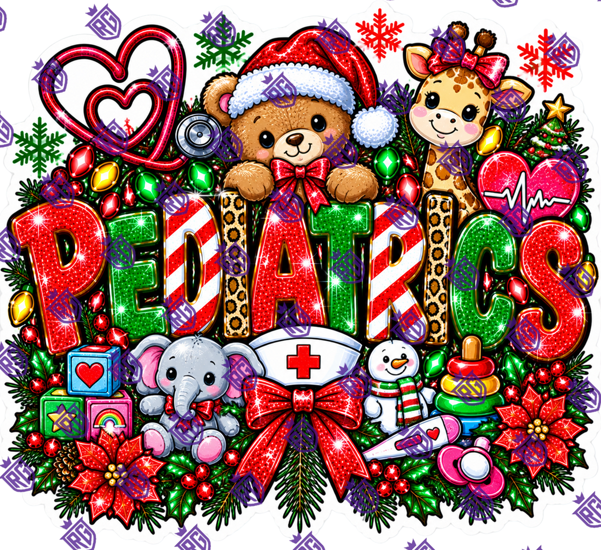 Pediatric Christmas Acrylic Blank