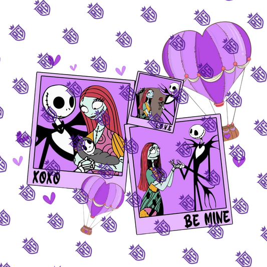 Valentines Acrylic Blank With Decals