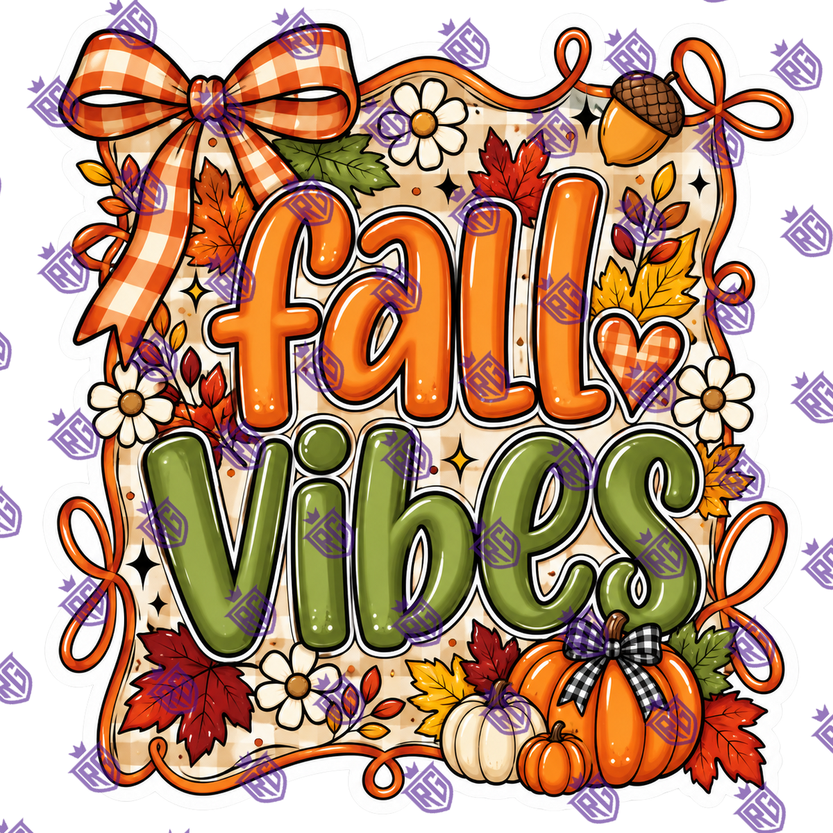 Fall Vibes Acrylic Blank