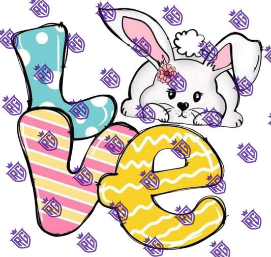 Easter Acrylic Blank With Decals