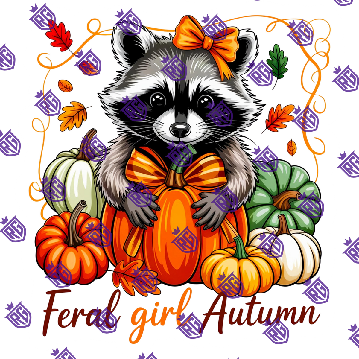 Feral girl Autumn Acrylic Blanks